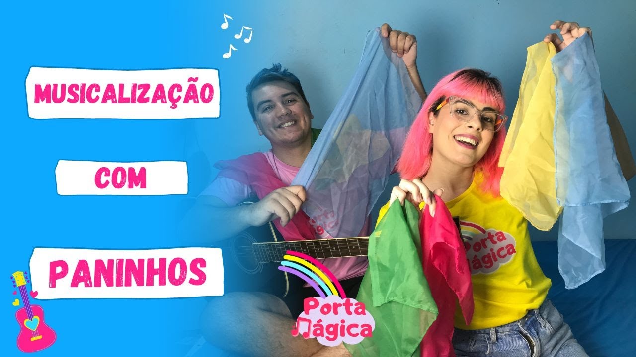 Brincadeira - Esse paninho vai se transformar |Musicalização com lenços|