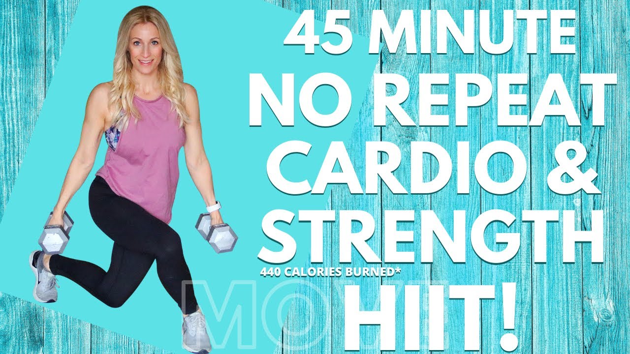 45 MINUTE NO REPEAT TOTAL BODY HIIT | SCULPT & TONE | Tracy Steen