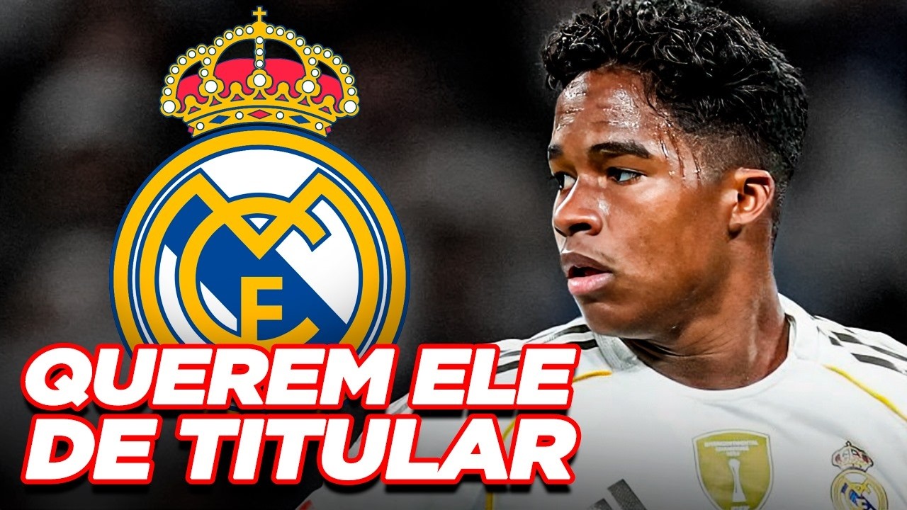 ENDRICK &Eacute; MELHOR: TORCIDA DO REAL RECLAMA QUE BRASILEIRO JOGA MAIS QUE UM TITULAR!