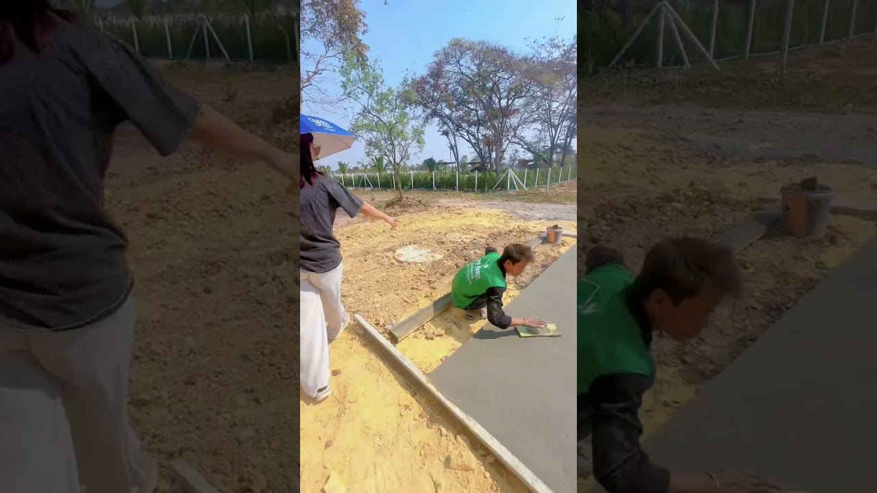 ลุยงานทำฐานรากกันต่อที่ หนองหญ้าไซ จังหวัดสุพรรณบุรี