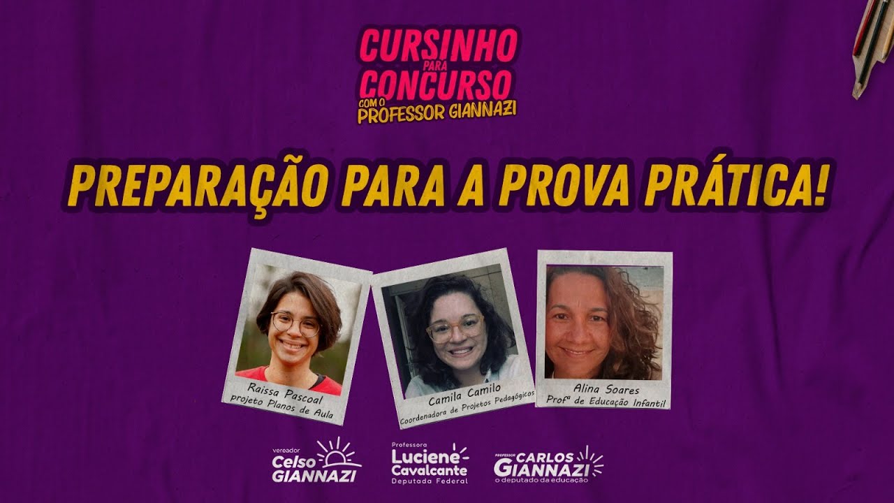 Aula preparatória para a prova prática