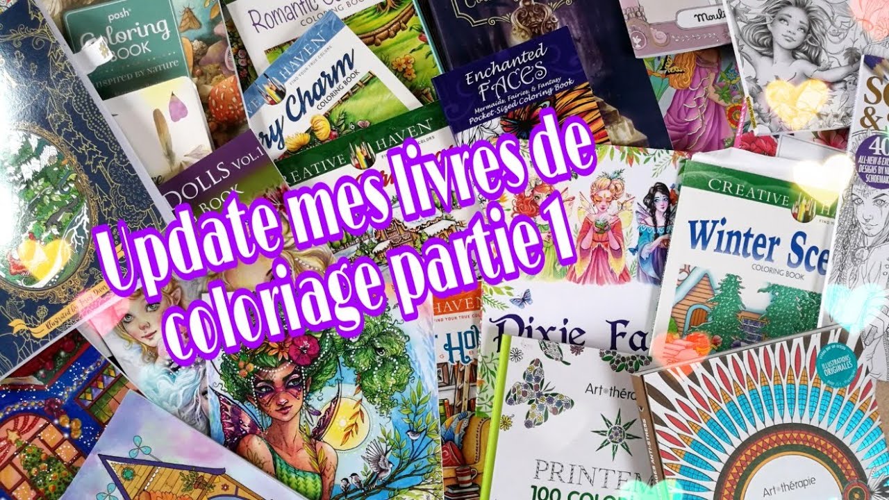 Ma collection de livres de coloriage 2020 :partie 1