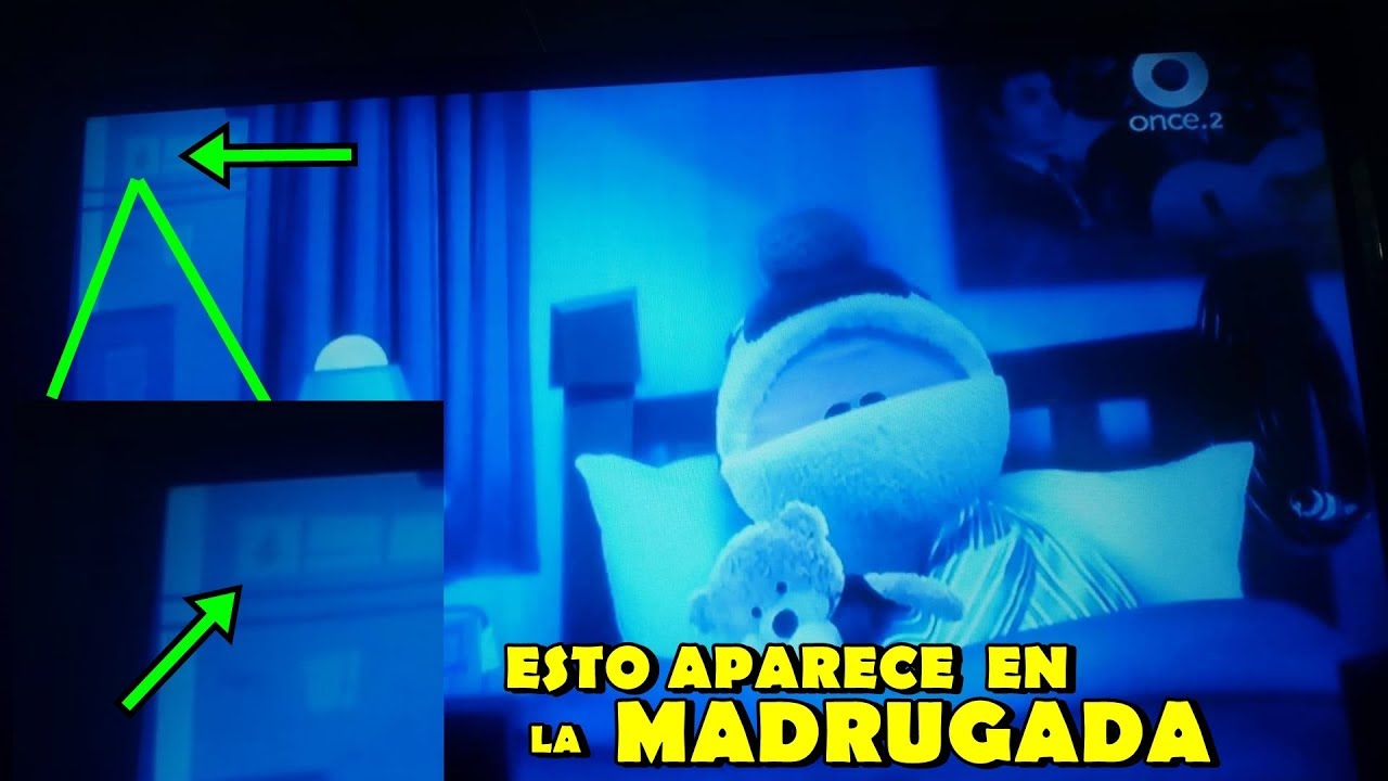 ALGO MUY EXTRAÑO SUCEDE CUANDO MIRAS ESTA CARICATURA EN LA MADRUGADA.