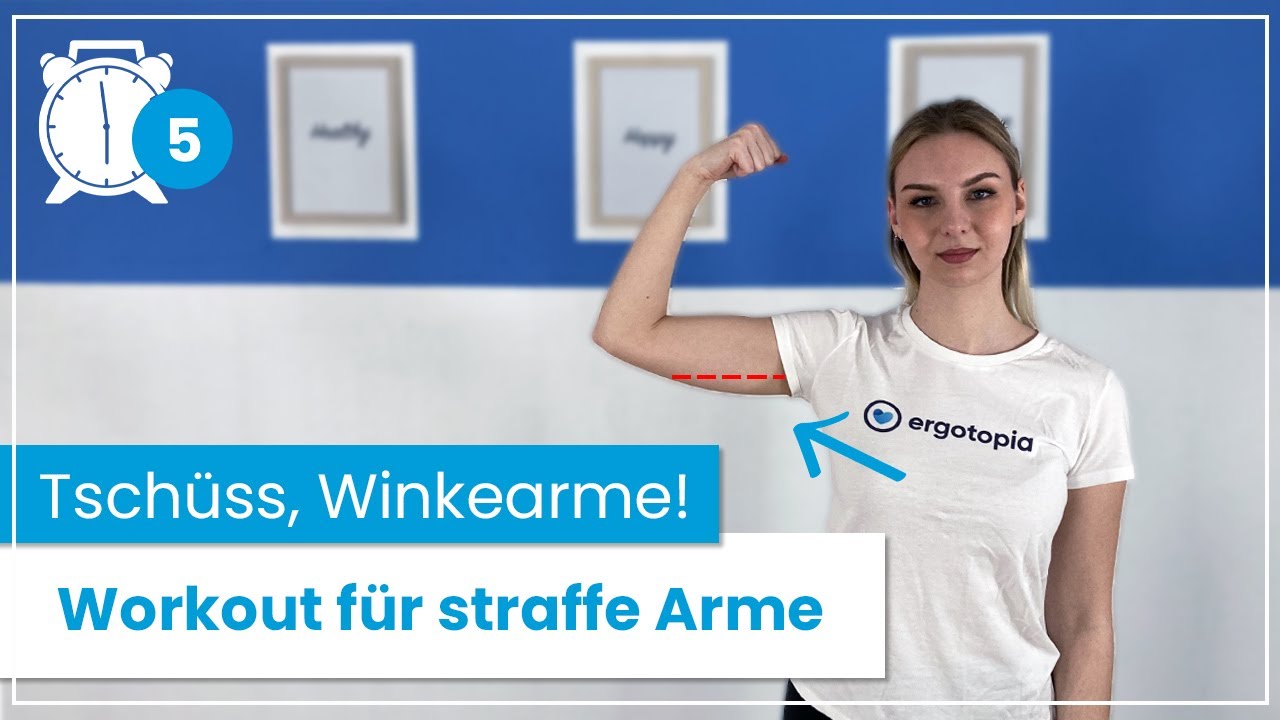 5 Minuten Workout f&uuml;r straffe Arme ➡️ Schnelle &Uuml;bungen gegen Winkearme