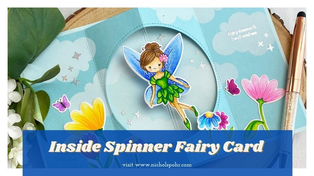 Inside Spinner Fairy Card (Simon Says Stamp)