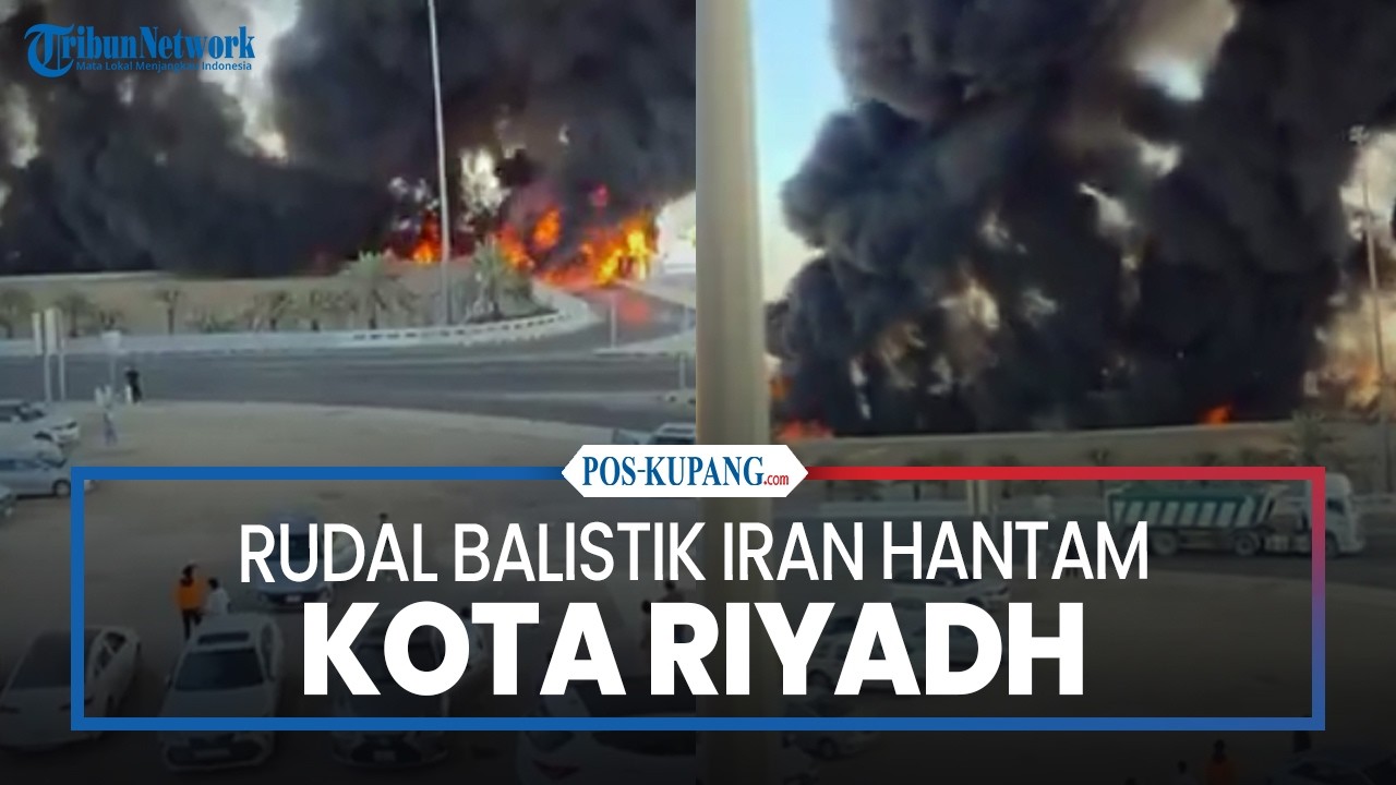 Rudal Balistik Iran Hantam Kota Riyadh