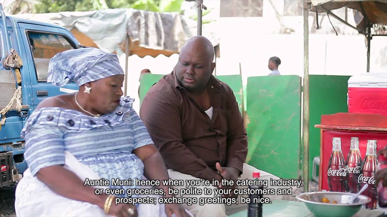 Auntie Muni (waakye) tells how she gets customers(must watch)