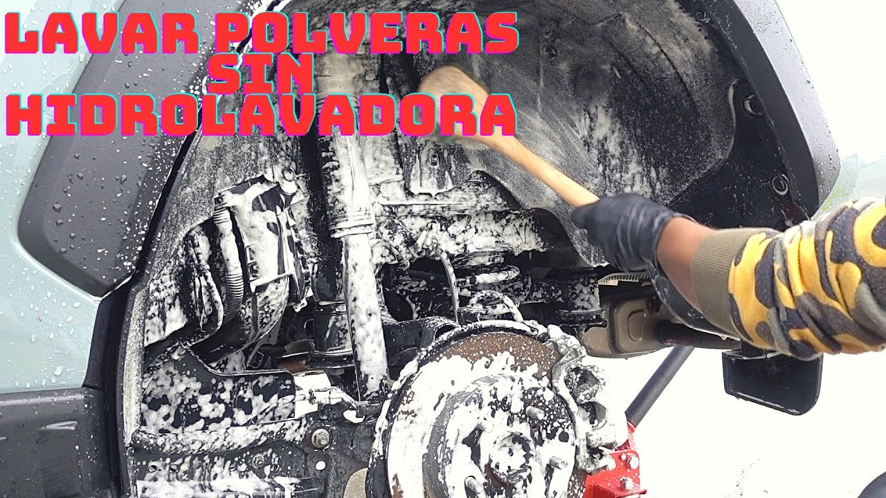 Como Lavar Guarda Fangos sin Hidrolavadora