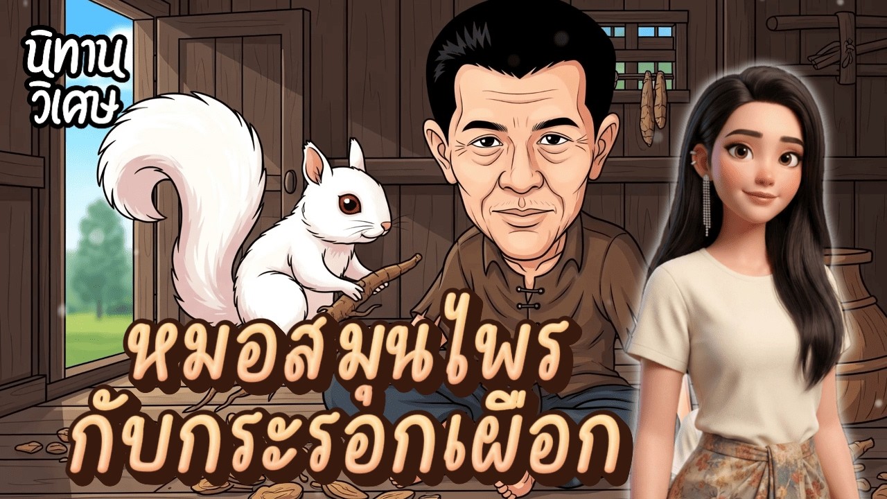 หมอสมุนไพรกับกระรอกเผือก | EP.69 นิทานวิเศษ #นิทานพื้นบ้าน #นิทานก่อนนอน #นิทานสอนใจ
