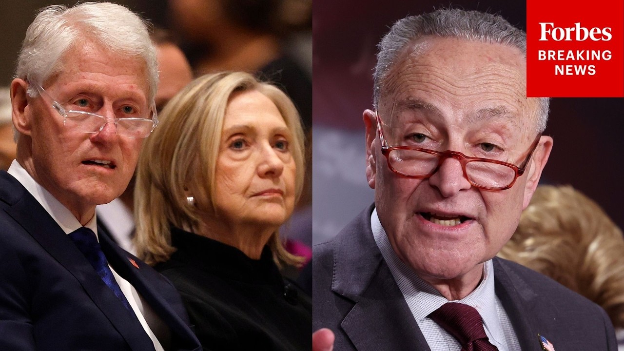 Chuck Schumer Asked Point Blank About Bill And Hillary Clinton Depositions In Epstein Investigation