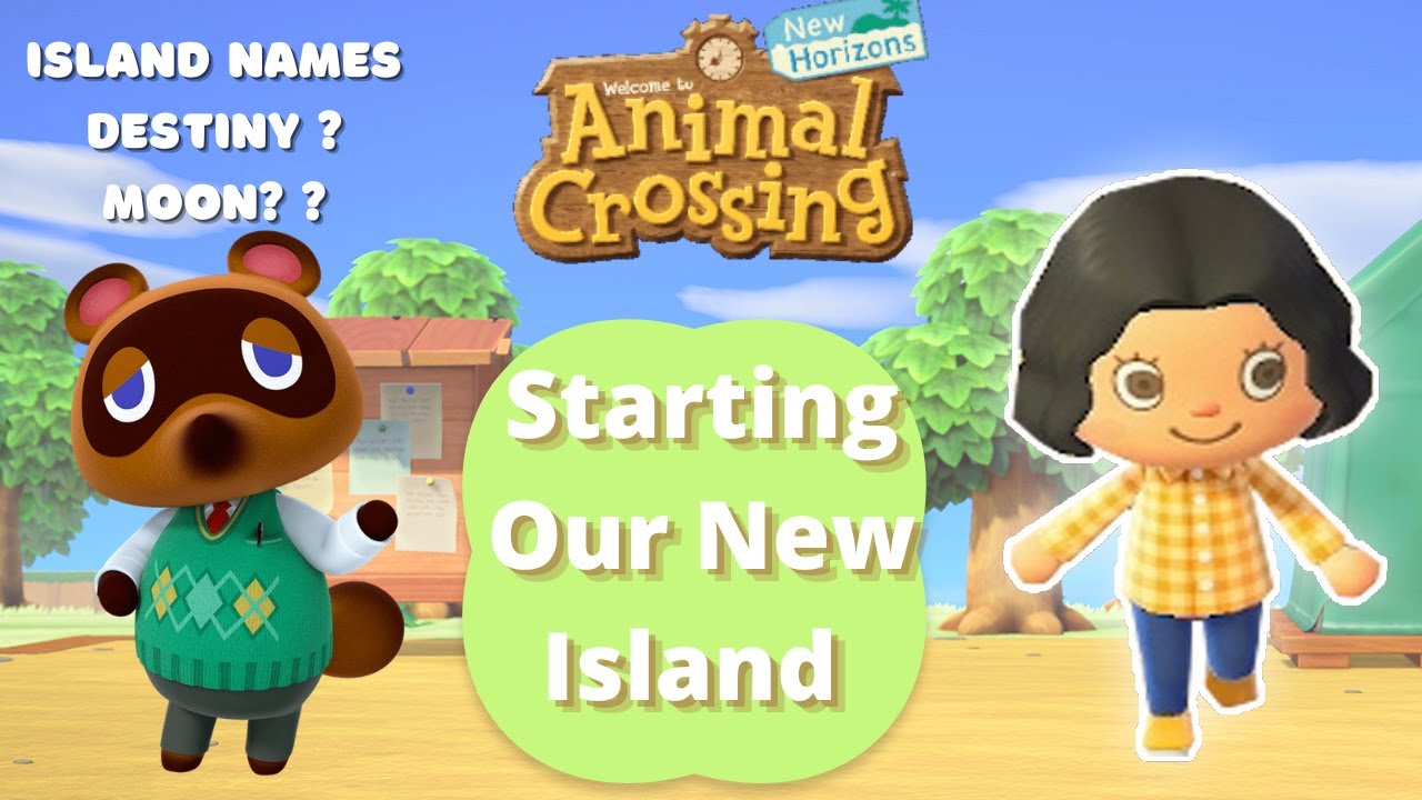 Starting A New Island 🏝️ │ Animal Crossing New Horizons │Setting Up Our Island