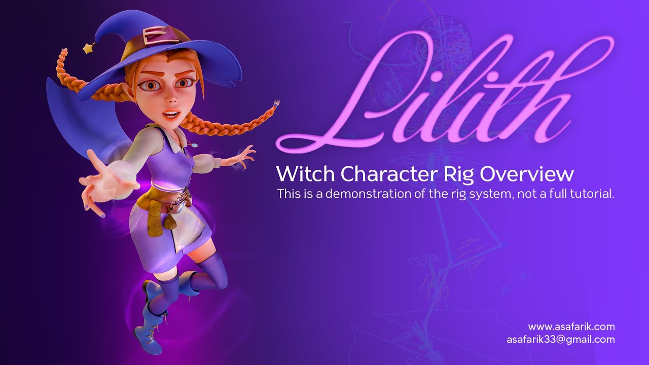 Lilith Rig Showcase &ndash; Witch Character