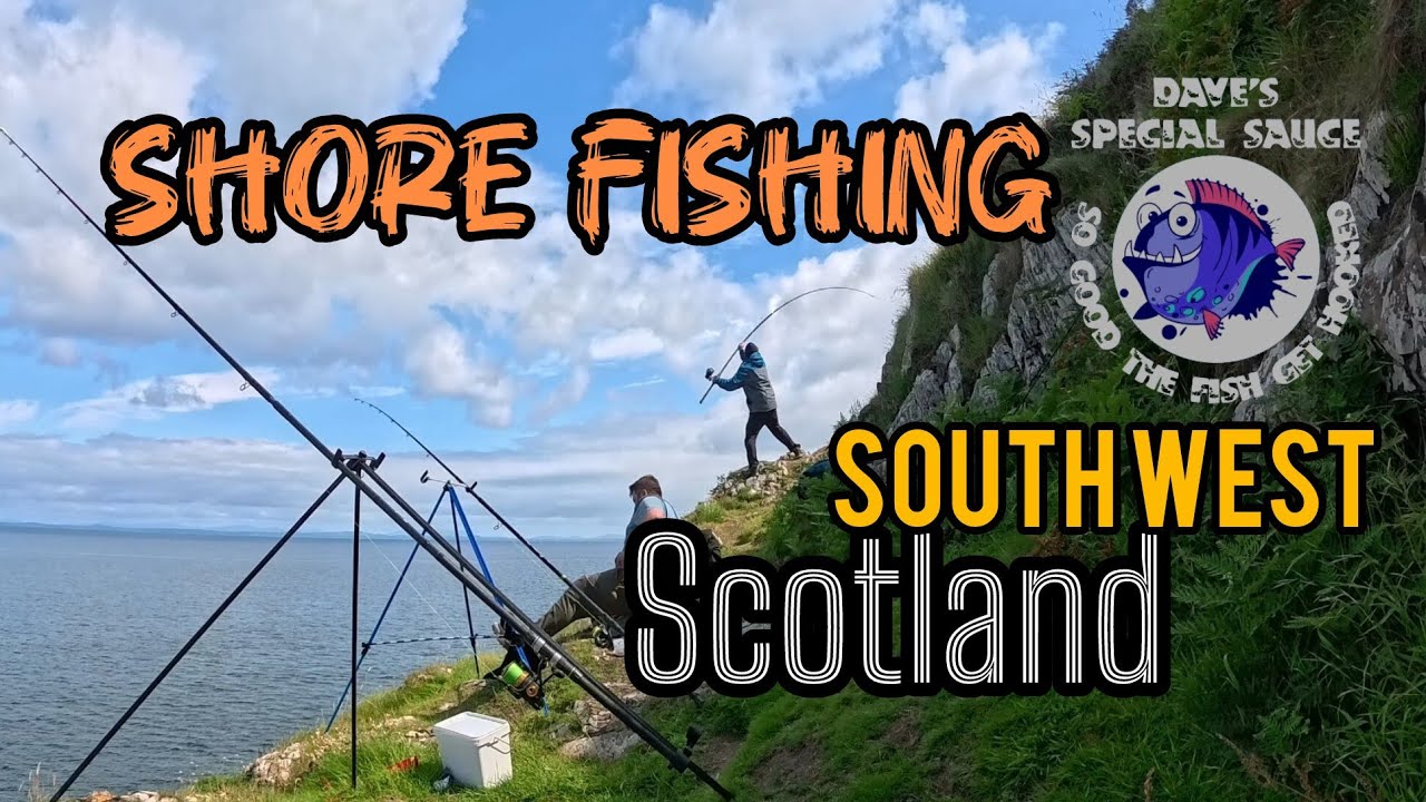 Shore Fishing for | Tope & Smoothhound in | Mull of Galloway | Bait Fishing |
