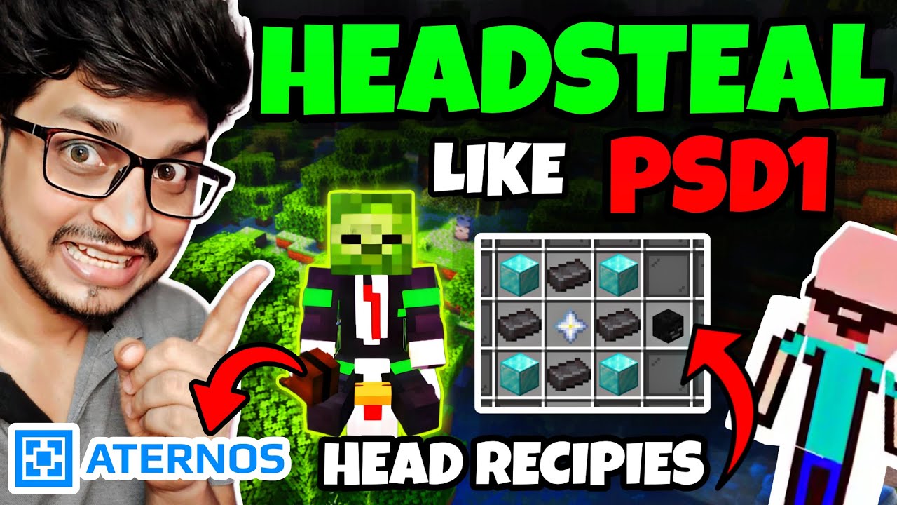 How To Make HeadSteal SMP Like PSD1 in Aternos | Best Headsteal Plugin Aternos