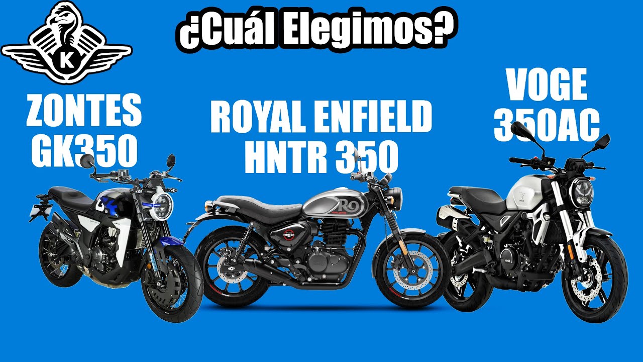 ZONTES GK350 vs ROYAL ENFIELD HNTR 350 vs VOGE 350AC