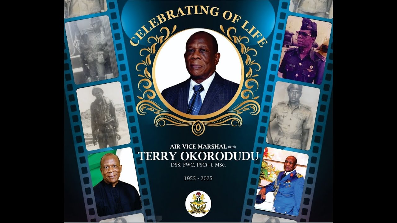 Livestream Service of Songs for the late Air Vice Marshal Terry Omatsola Okorodudu (Rtd.)