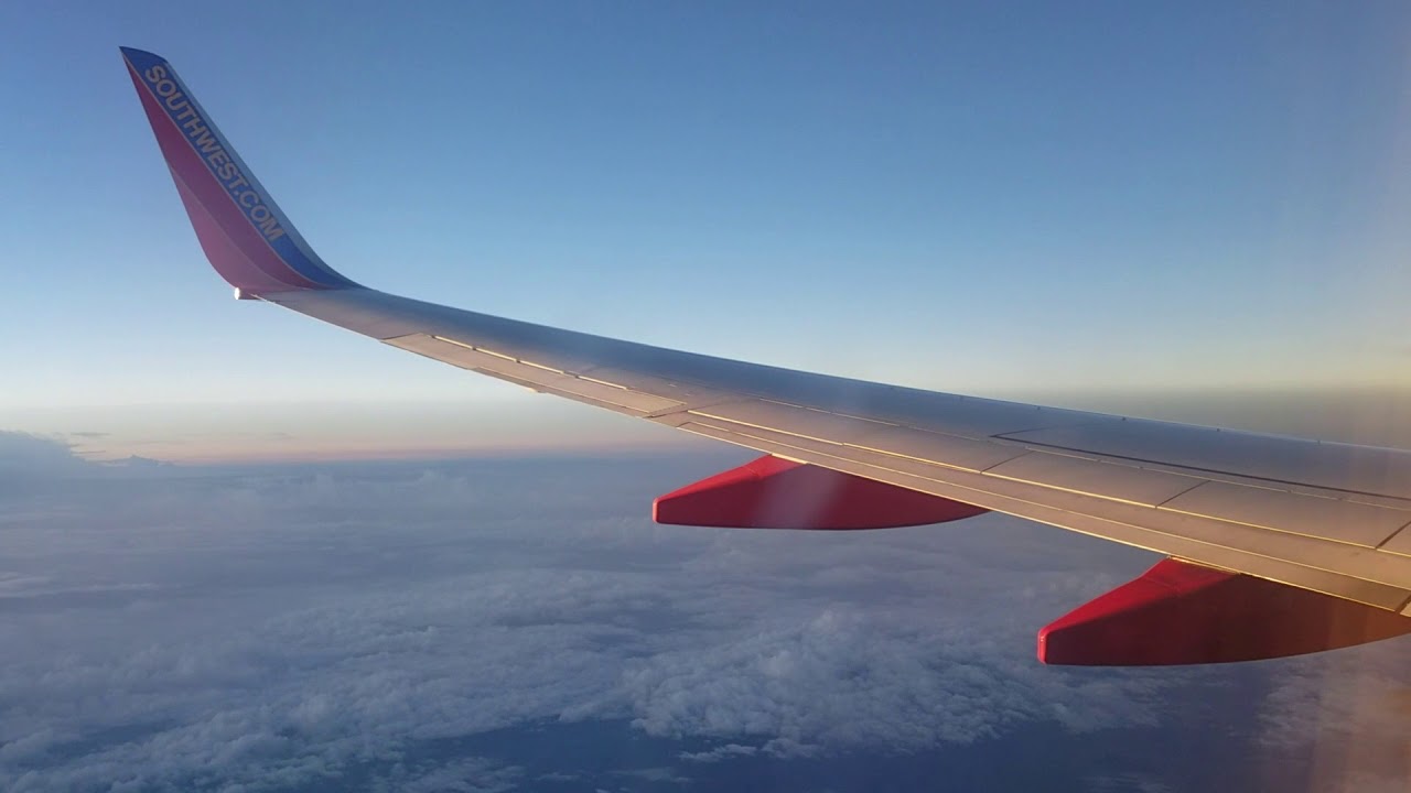 Southwest Airlines Boeing 737-700 flight from OKC, PHO, to San Diego.