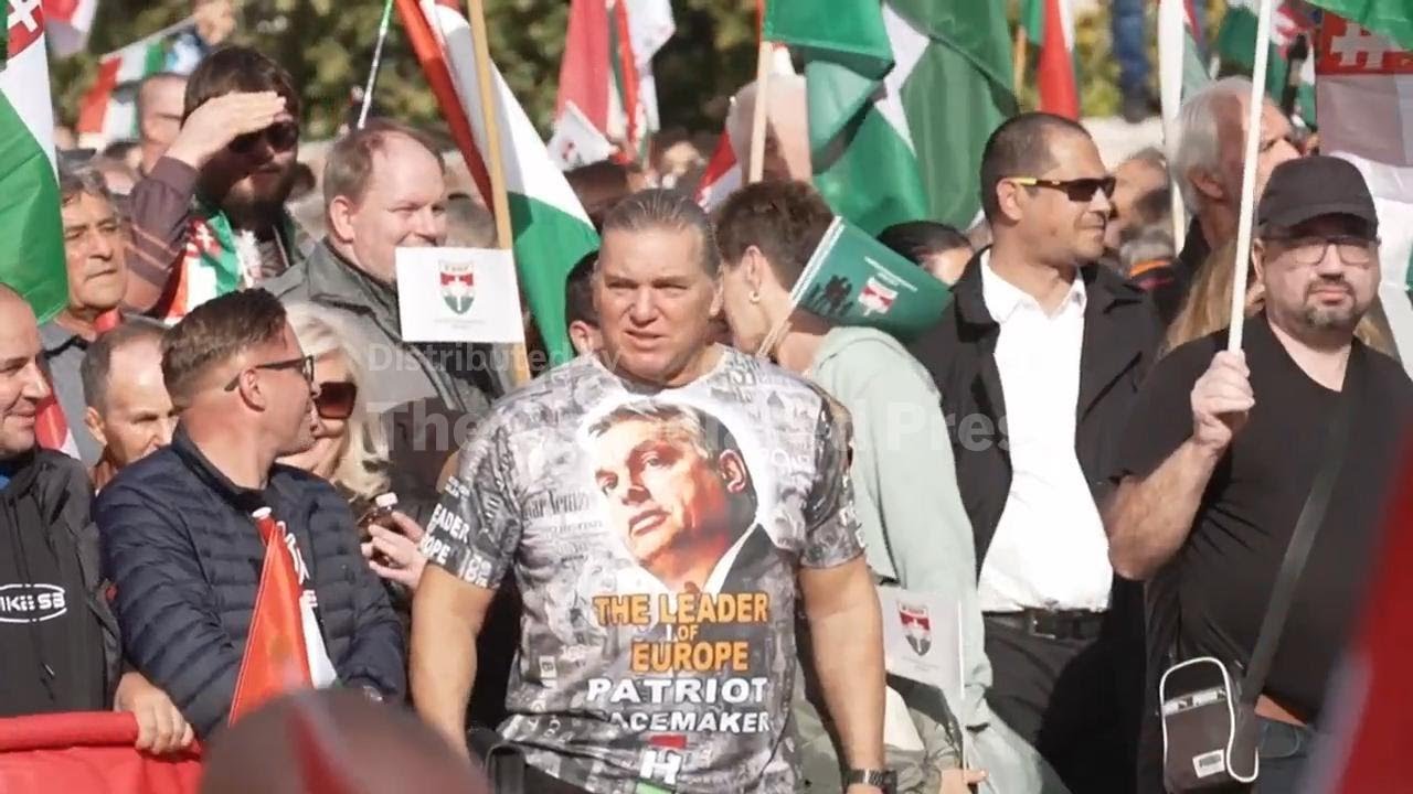Thousands march in Budapest to support Orbán amid election challenges