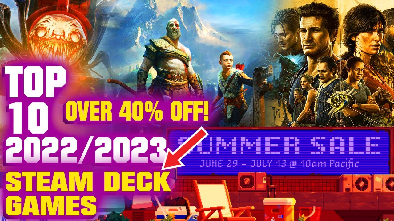 Steam SUMMER Sale 2023 - Top 10 Steam Deck Games to Buy! [Over -40%!]