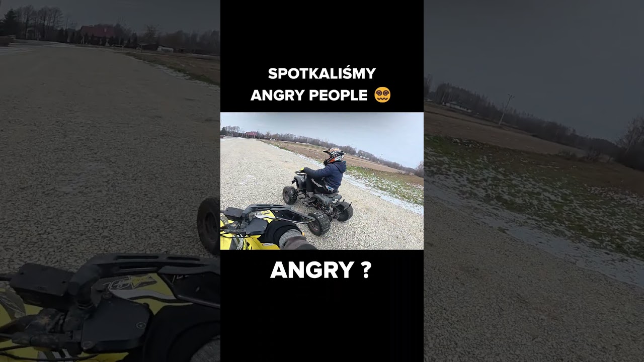 Ucieczka przed niebezpiecznym człowiekiem na quadzie #quad #police #ucieczka #enduro #cross