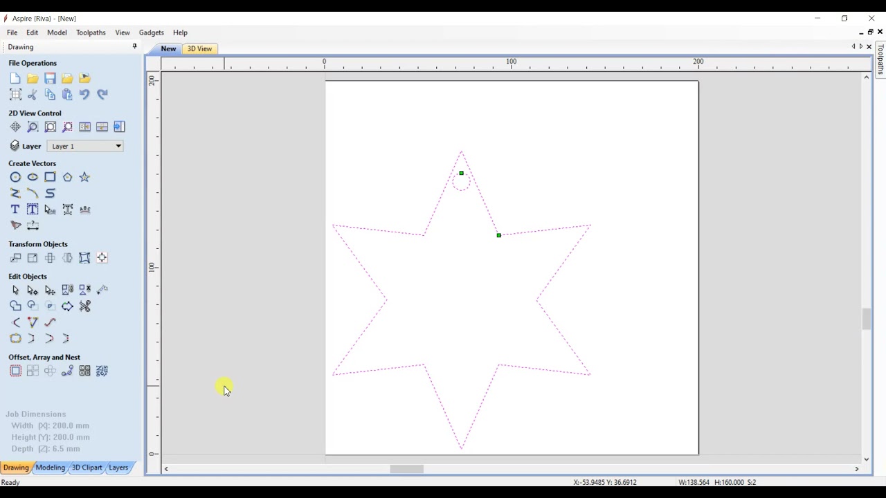 Tutorial Programa de corte CNC con Vectric Aspire Konio Cut 3D