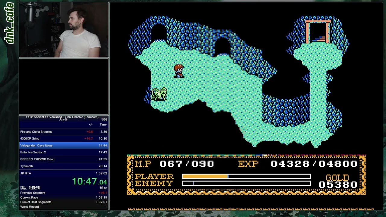 イース2 Famicom (Ys 2) Speedrun - JP RTA 1:08:05