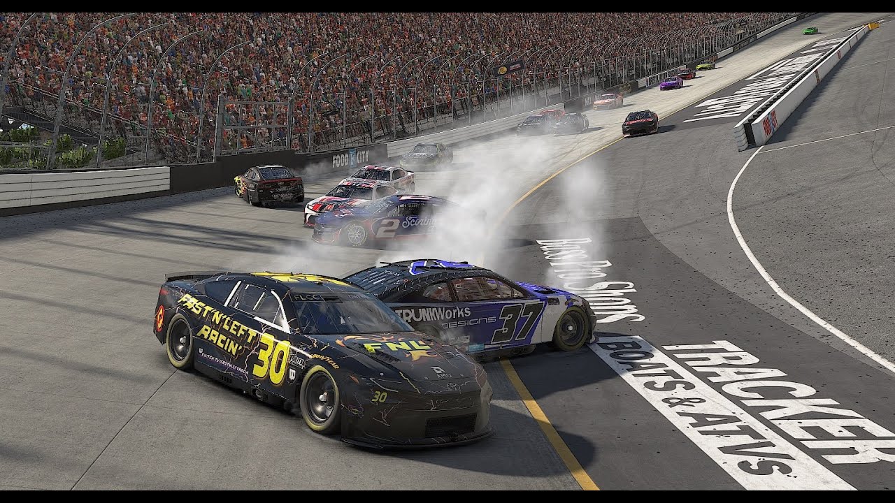 iRacing NASCAR Full-Length Cup Challenge - Race 9 of 36 | Bristol Highlights