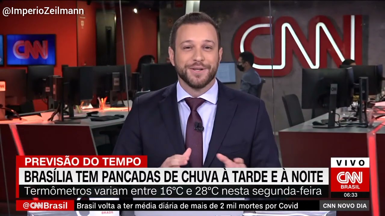 Previs&atilde;o do tempo com Cassius Zeilmann no #CNNNovoDia - 14/06/21