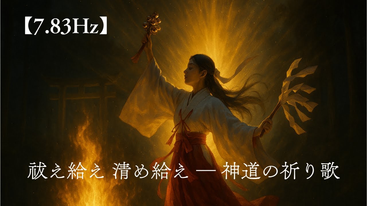 【7.83Hz】祓え給え 清め給え ― 神道の祈り歌#healingmusic #神道#Shinto