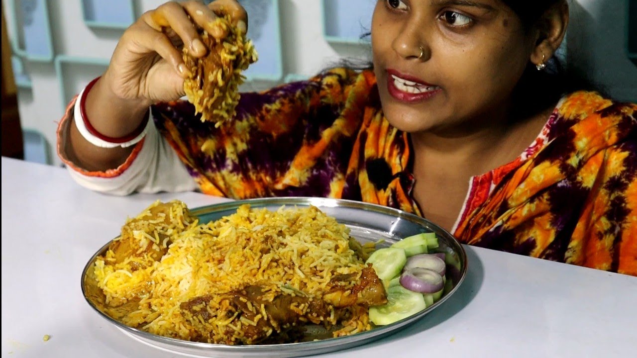 মটন বিরিয়ানি,, mutton biryani eating show,,