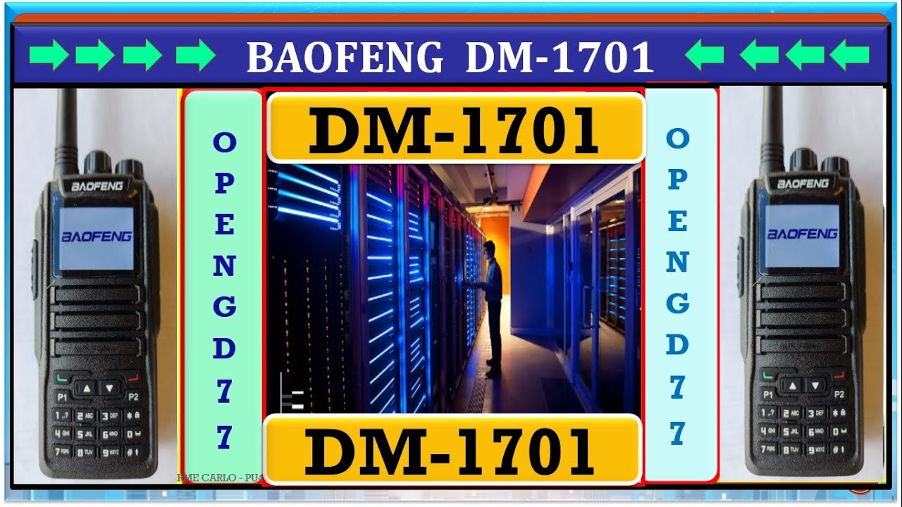 BAOFENG DM1701 ESSE INCRÍVEL HT