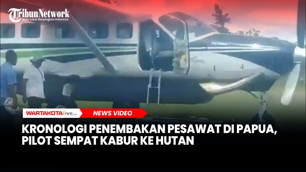 Kronologi Penembakan Pesawat di Papua, Pilot Sempat Kabur ke Hutan