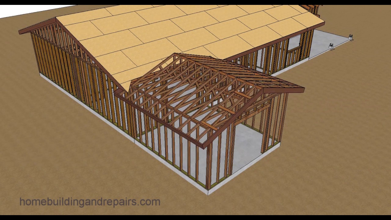 Gable Roof Trusses With Fill – Home Addition Roof Framing