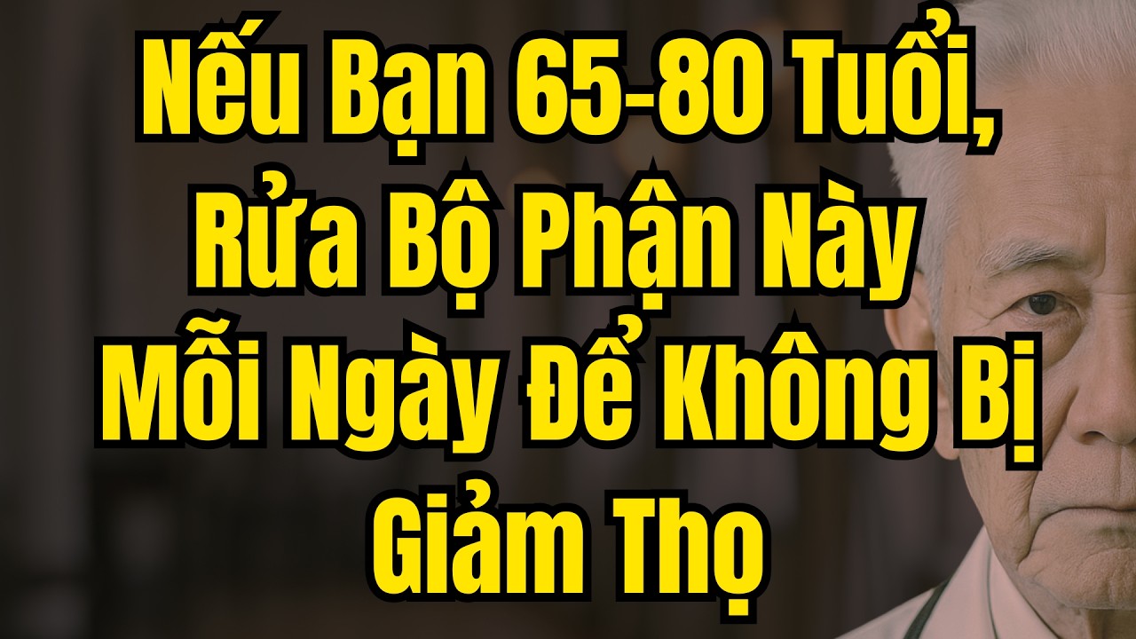 Rửa Bộ Phận Này Mỗi Ngày Để Sống Thọ Hơn Sau Tuổi 60 Nếu Bạn 65 - 80 Tuổi [Thông Tin Người Cao Tuổi]