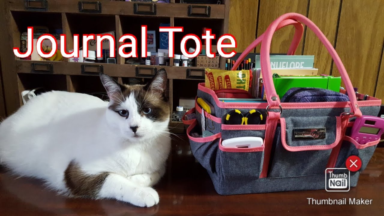What's in my Journal Tote - Everything Mary (Coral/Heather)