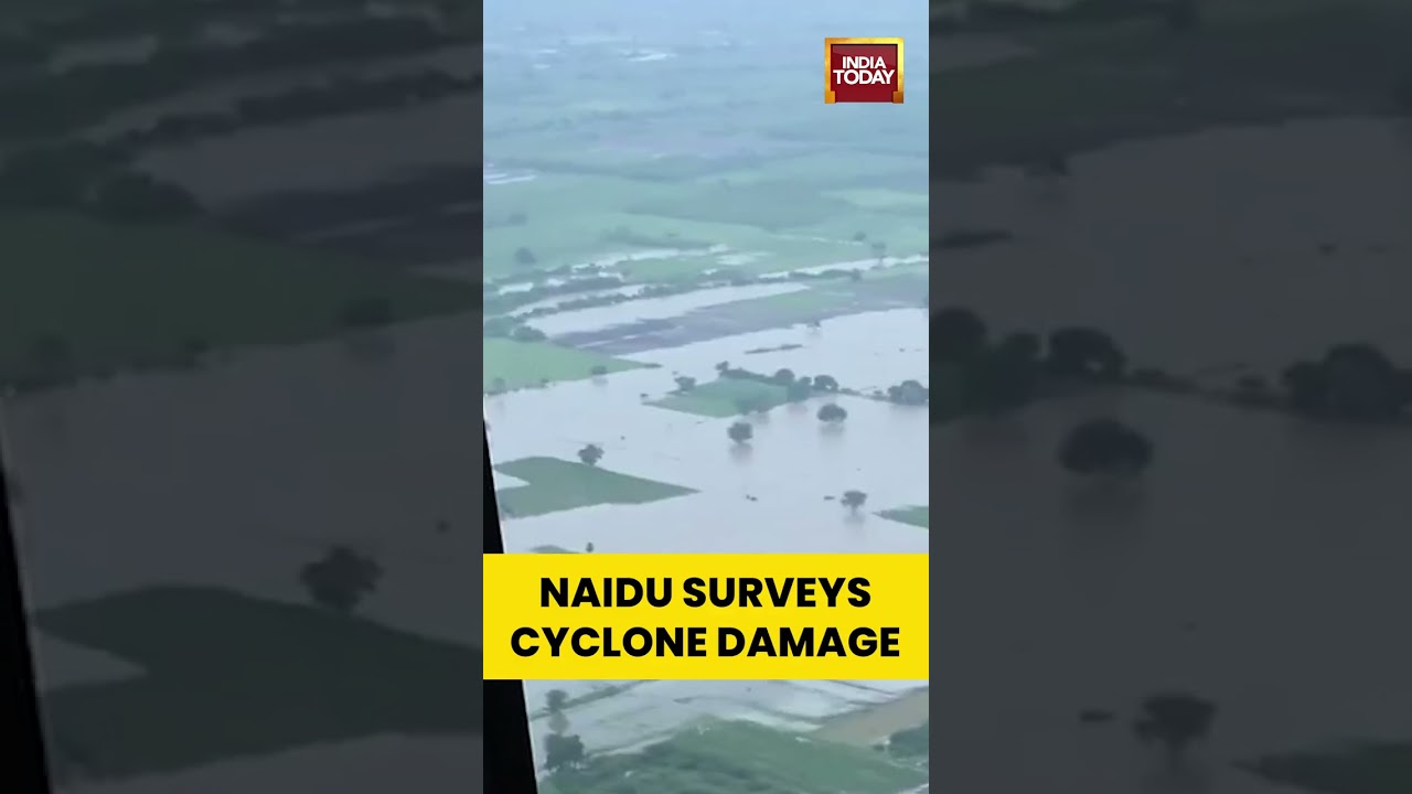 CM Chandrababu Naidu Surveys Cyclone Damage In Andhra Pradesh | Orders Immediate Relief