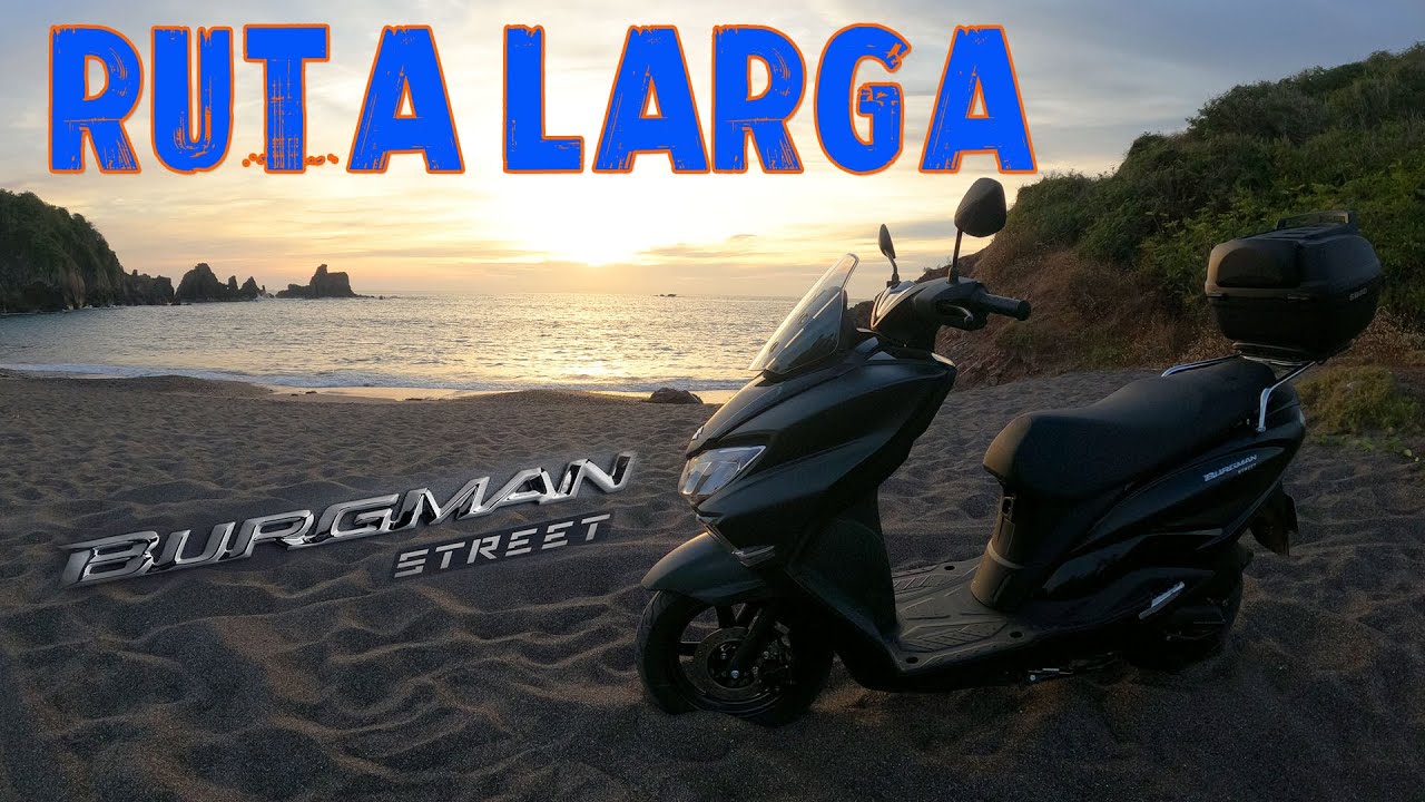 Ruta Larga y Si Llego! Burgman 125