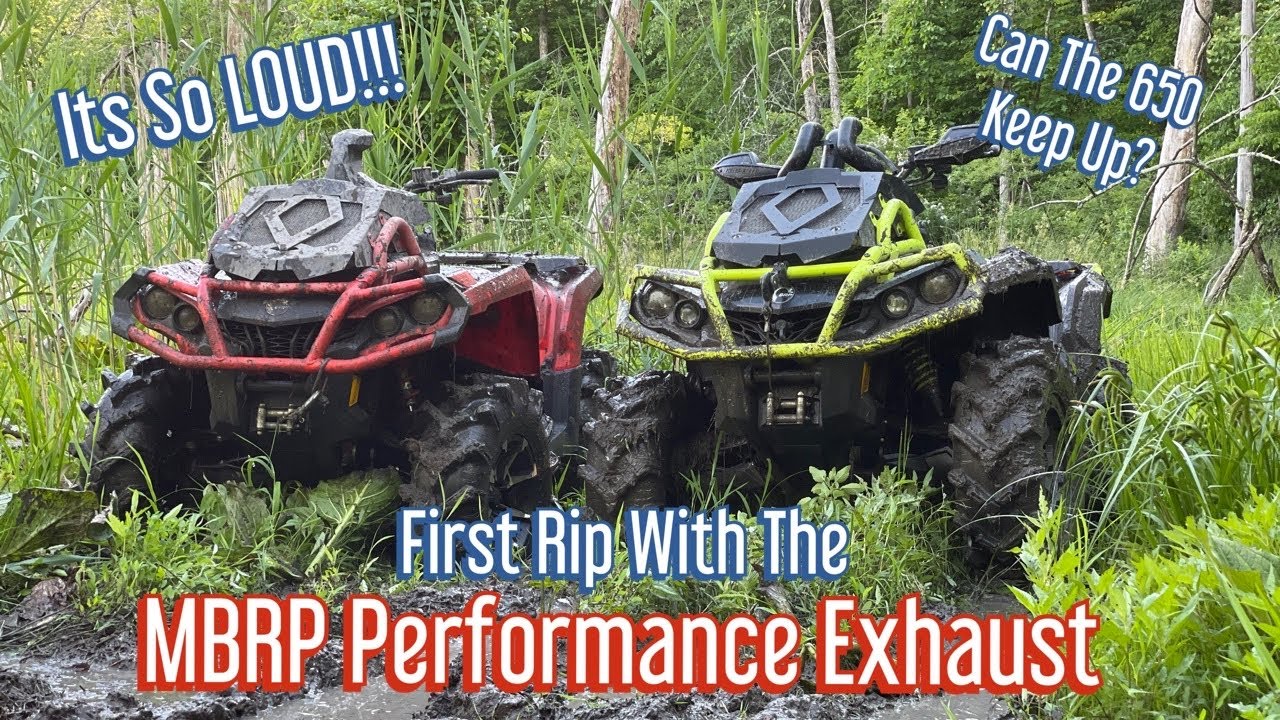 MBRP Performance Exhaust On A Can-Am Outlander 850XMR | 650XMR Tries To Keep Up