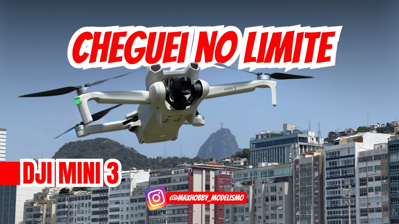 DJI MINI 3 | Cheguei no limite Ventando muito 💨🥴