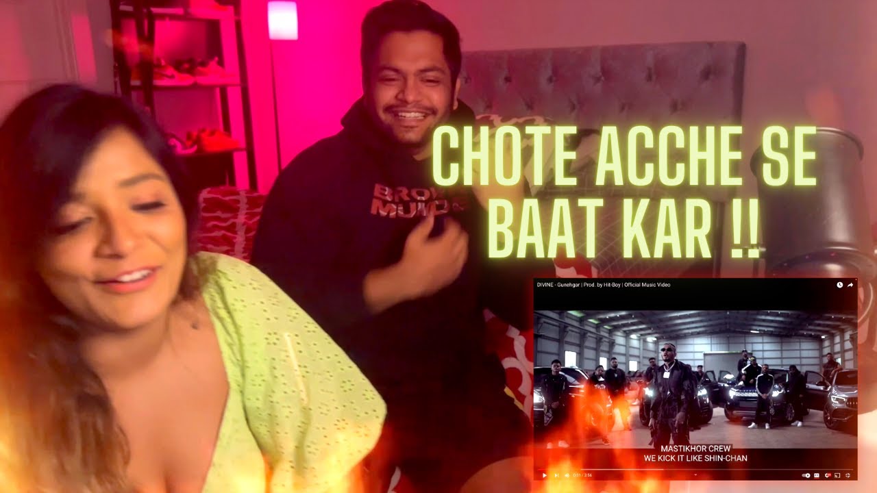DIVINE - Gunehgar | Prod. by Hit-Boy | Official Music Video | REACTION | The Mittal Heads🔥|