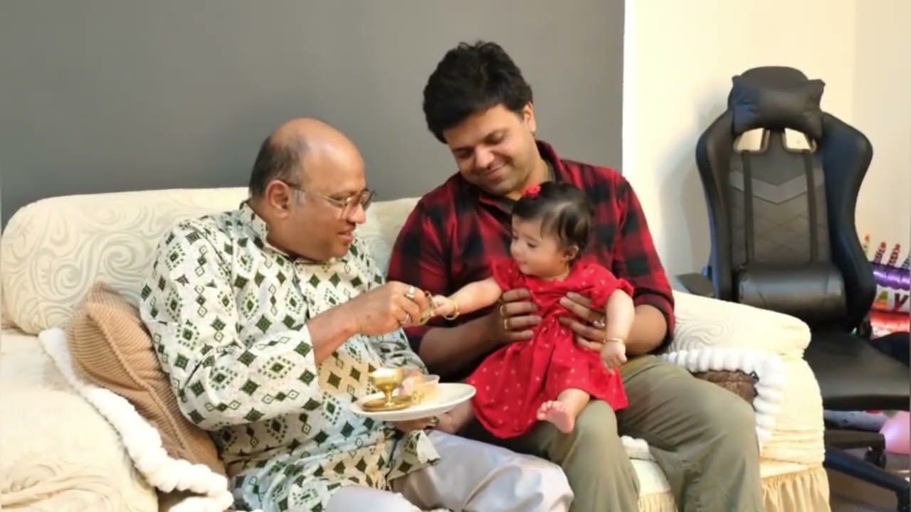 Mohor’s First Bhaifota with Nanu papa 💕🥰🧿#familyvlog #familycelebration #bhaifota #bhaidooj #vlog