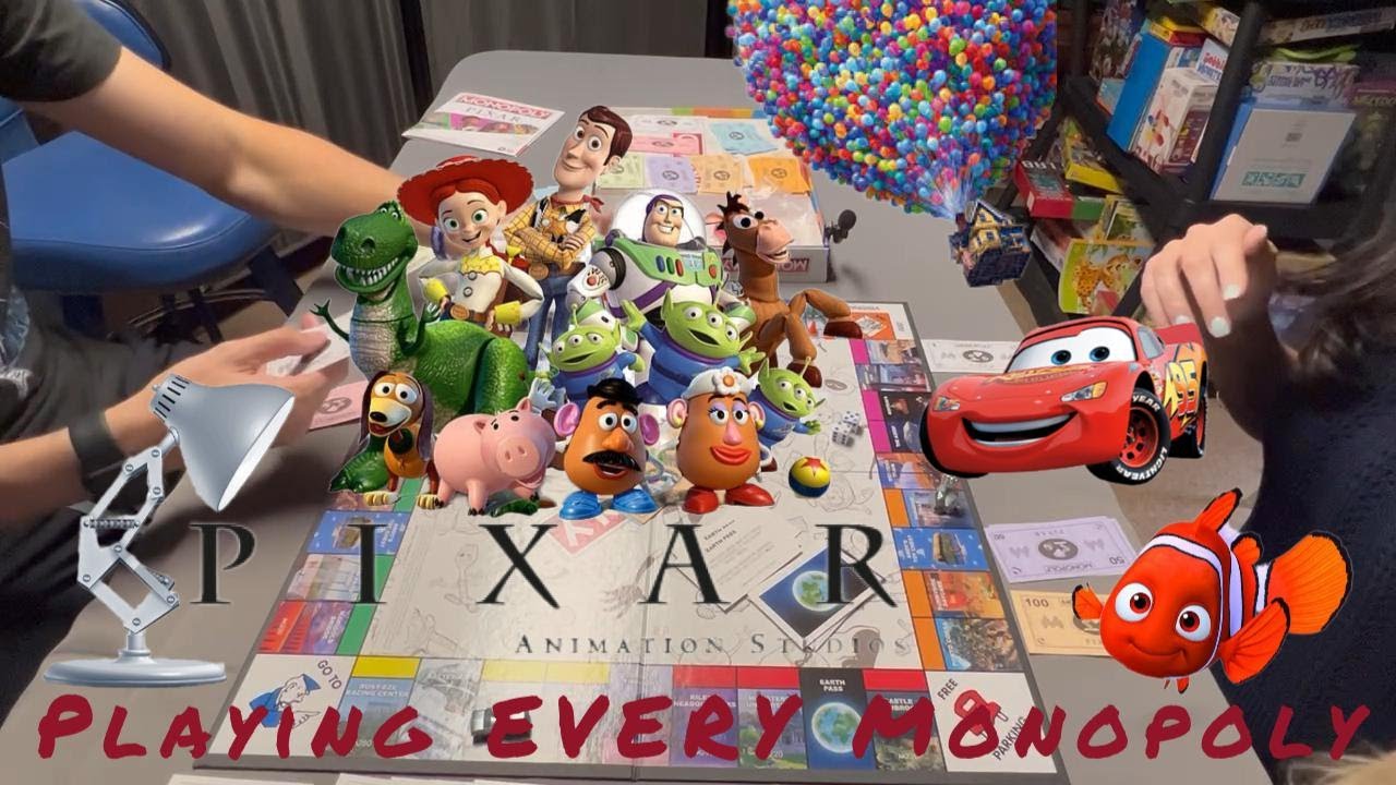We played the Pixar Edition Monopoly