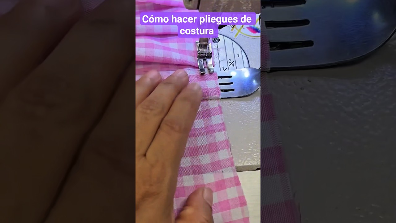 como hacer pliegues de costura #costura #costuracontabita #moda #coser