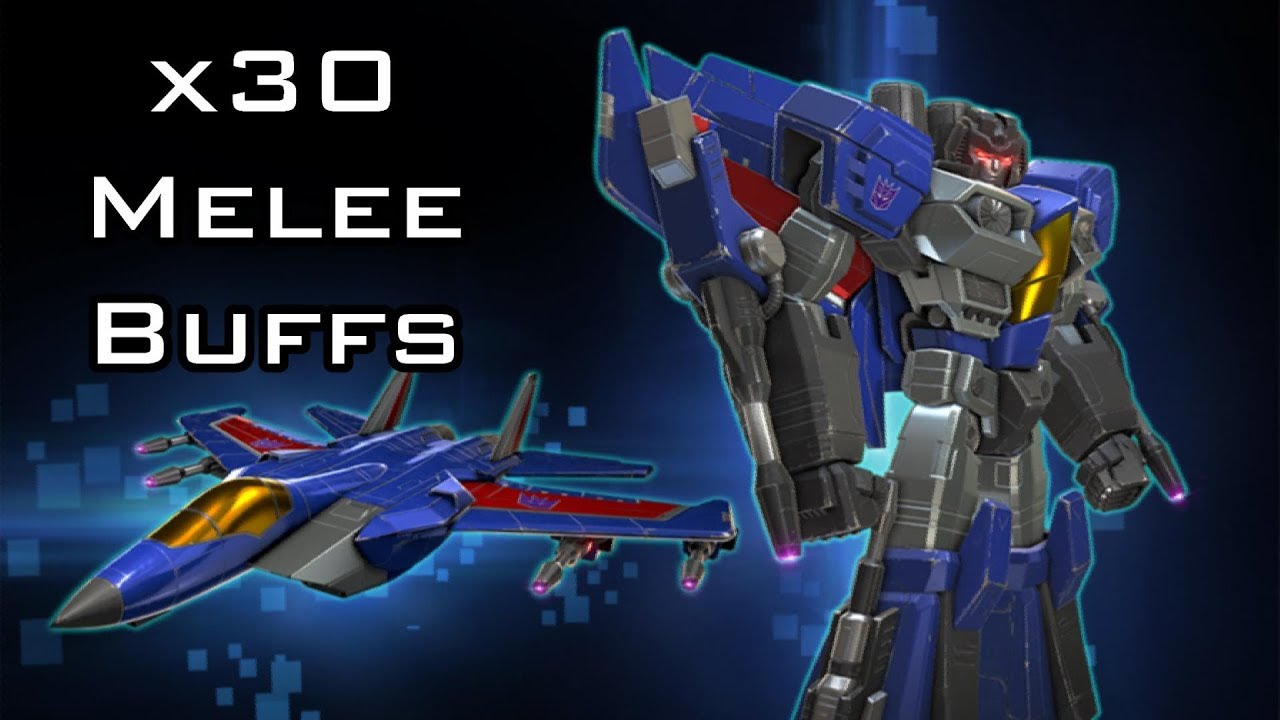Thundercracker Gameplay - Rank 5 | 30 Melee Buffs - Transformers: Forged to Fight