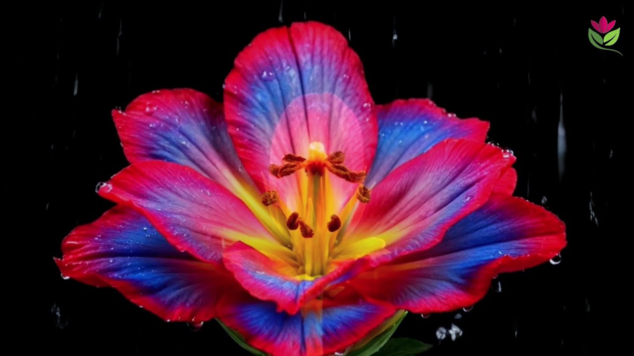 Very Nice Beautiful Flower Blooming with Relaxing Music for Soothing.