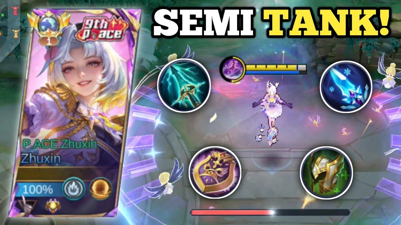 THIS BUILD MAKES ZHUXIN UNSTOPPABLE! (semi tank!💀) ZHUXIN BEST BUILD -MLBB