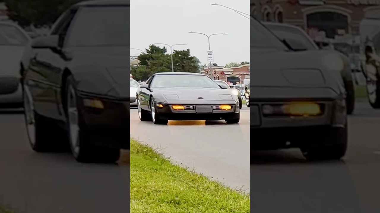 Chevrolet Corvette (C4) classic car Drive By Engine Sound Woodward Dream Cruise 2024
