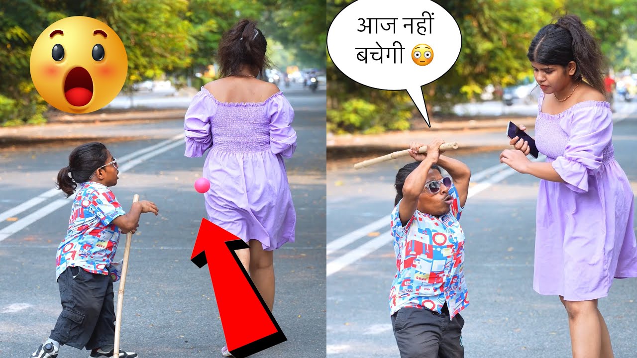लड़की के लगी बोल फिर क्या हुआ 😱 | Prank On Cute Girl 🥰 | The real satish