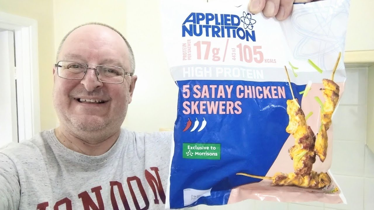 Applied Nutrition Satay Chicken Skewers ~ Food Review 