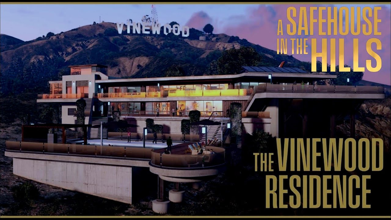 The Vinewood Residence ⚜️ Mansion Tour and Introduction | A Safehouse in the Hills • GTA 5 Online